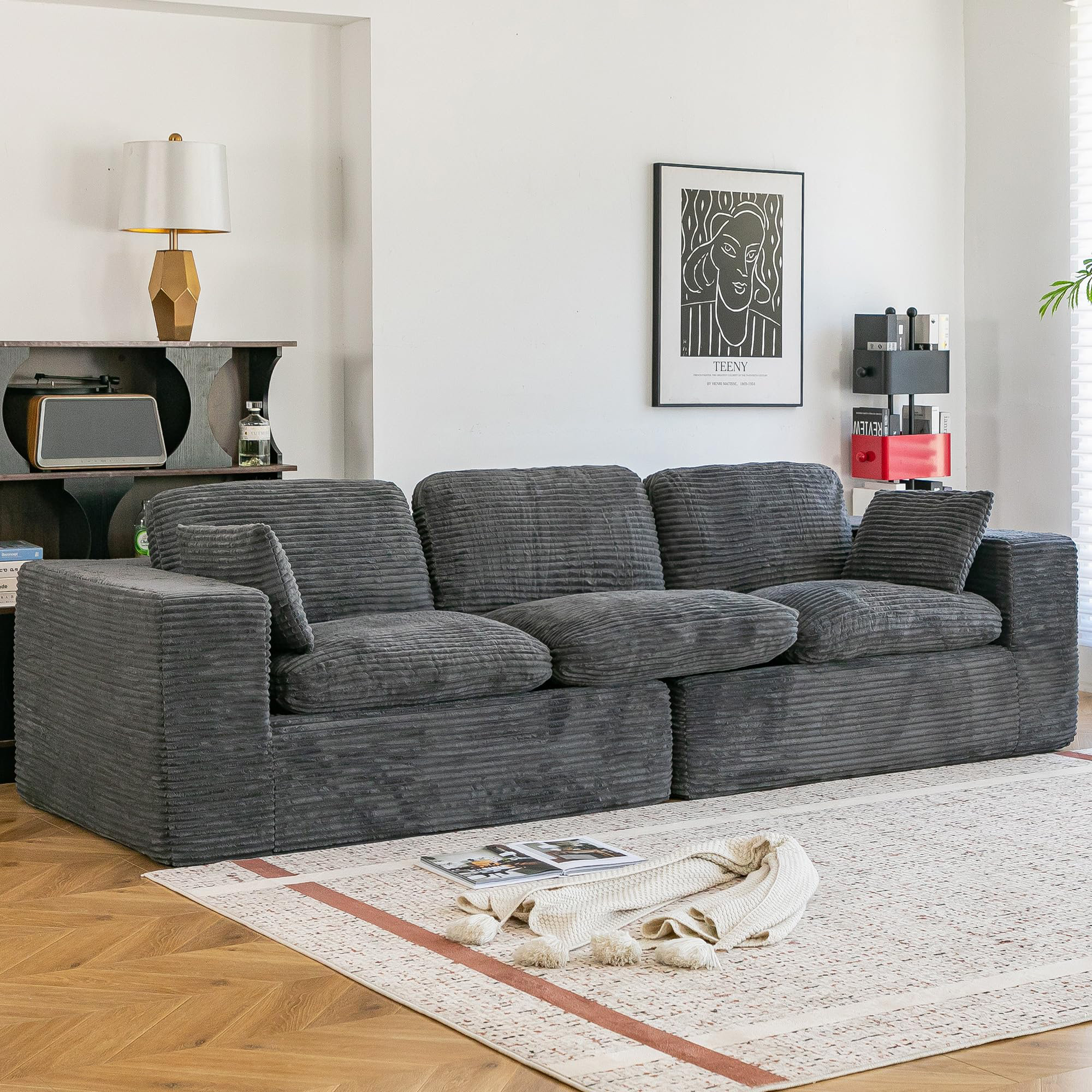Latitude Run® 110" Oversized Sofa For Living Room | Wayfair